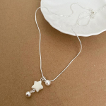 Minimalistlik Pearl Star Pentagram Charms ripats kaelakeed Armas armas Harajuku rangluu kett naistele t&uuml;drukutele ehted kingitus A12