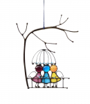 Suncatcher Art Aknariided Inglid Paar Armastus Kodukaunistus Kingitus