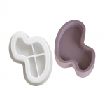 Multifunktsionaalsed silikoonist meisterdamisvormid Ebakorrap&auml;rase kujuga kandikuvormid Silikoonist kandikuvormid Silikoontekstuur taldrikun&otilde;ude jaoks T4