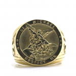 Suurus 6 kuni 15 Mens Cross Saint Michael Protect Us 316l roostevabast terasest uusim s&otilde;rmus 16