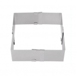 Roostevabast terasest vahur&otilde;ngas, suur ruudukujuline reguleeritava suurusega Lihtne puhastada Mugav puhastatav koogivorm h&otilde;be