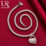 925 h&otilde;bedast s&uuml;damekujuline kaelakee Moodsad pulmaehted 45CM