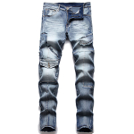 Uus Retro Stiilis Meeste Meeste R&otilde;ivad, Euroopa Ja Ameerika Teksap&uuml;ksid, Meeste Plaastert&ouml;&ouml; Slim Fit Sirge S&auml;&auml;rega Denim P&uuml;ksid 40 gray
