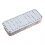 Pelmeenide hoiukast, suure mahutavusega k&uuml;lmiku korraldaja, l&auml;bipaistev toidu hoiukarp koduk&ouml;&ouml;gi jaoks S valge