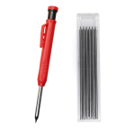 &Uuml;ks pliiats musta t&auml;ites&uuml;damikuga Komplekt Tahke puusepa pliiatsi komplekt Puidut&ouml;&ouml;riistad Mehaaniline pliiats Ehitust&ouml;&ouml;riistad Puusepat&ouml;&ouml; M&auml;rkimiskriips roheline