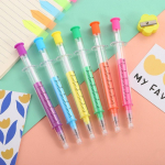 4 tk uudset s&uuml;stimist&uuml;&uuml;pi pliiatsit 0,5 mm s&uuml;stimispliiatsit naljaka uudse s&uuml;stimisgeeliga pliiatsi kirjatarbed 4pcs random color