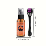 Natural Men Beard Growth Essence Spray juuste v&auml;ljalangemise vastu palsam Hooldatud kiire habemekasvu soodustav habemerulliga habeme parandaja