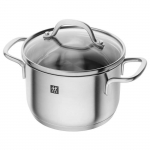 ZWILLING Pico &ndash; Marmite avec Couvercle en Verre (14 cm) - Acier Inoxydable