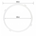 Elektriline survepliidi silikoontihendusr&otilde;ngas 4L/5/6L k&ouml;&ouml;giriisi keedupoti asenduskummist r&otilde;ngas 22/24cm ring (pole potti)