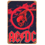 Klassika rokkb&auml;nd &ldquo;Kiss Revenge&rdquo; Vintage Art Metal Plakat Retro Man Cave Music Club Baar Pubi Kohvik Dekoratiivsed plaadid 20x30cm tumesinine v&auml;rv