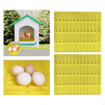 2Pcs Chicken Nesting Pad Egg Laying Mat Reusable Supplies Soft Washable Easy to Clean