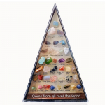 36 tk/komplekt kivimineraalide kollektsiooni geoloogia kalliskivide komplekt Looduslike v&auml;&auml;riskivide kristallide komplektid Geoloogia &otilde;ppekomplekt p&uuml;hadeks m&otilde;eldud lastele kingitusteks