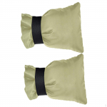 2 Pack Cover Socks Winter Portable Easy to Install Protector Khaki