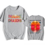Imagine Dragons Loom Tour 2025 T-s&auml;rk l&uuml;hikeste varrukatega puuvillased meeste/naiste s&auml;rgid, kvaliteetsed pehmed unisex t&auml;navar&otilde;ivad, hip-hop mood M