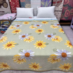 Milk Velvet voodikate 3-osaline komplekt puuvillasest paksendatud tatami kattest Tekk tepitud kristallist sametist Kang voodilina 90*200cm s&uuml;gav roosa v&auml;rv