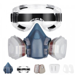Silikoonist gaasimask maalrit&ouml;&ouml;deks, pestitsiidide, kemikaalide ja tulekaitseks seven-piece set + glasses