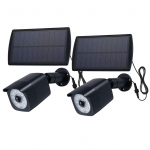 2 pakki v&auml;liliikumise anduri p&auml;ikesevalgustite simulatsiooni turvavalgusti LED-kohtvalgusti 2 Packs must