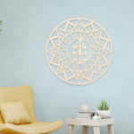 12 inch Sacred Geometry Wall Art Home Decor Housewarming Gift Grid Board Hanging Ornament Wooden