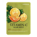 BARONESS Vitamin C Mask Sheet, 21 g - Rozświetlająca maska w płachcie z witaminą C 21