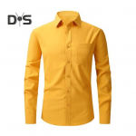 Meeste kevad-s&uuml;giskleit-s&auml;rk, lahtik&auml;iv krae, &otilde;huke istuvus, veniv &uuml;herealine pikkade varrukatega, puhast v&auml;rvi, keskmise pikkusega, pidulik &auml;ri&uuml;ritus kontoritopp M kollane