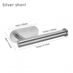 Kleepuv WC-rullipaberi hoidik Seinale kinnitatav hoiualus K&ouml;&ouml;k Vannituba Puurita Koer&auml;tikujaotur roostevaba