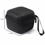 Ruudukujuline Kaasaskantav EVA K&otilde;rvaklappide Hoiukott Bluetooth K&otilde;rvaklappidele 10.5*10.5*8.5