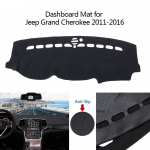 Auto armatuurlaua kate Jeep Grand Cherokee 2009-2016 vasakpoolse rooliga libisemisvastase vaiba armatuurlaua kaitsekatte padi must