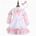 Uue stiili laste t&uuml;druku sinine roosa must Halloweeni kost&uuml;&uuml;m lastele peoks Lolita teenijakleit Cosplay uhked karnevalikost&uuml;&uuml;mid t&uuml;drukutele S(90-100)