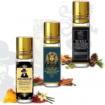 Herbexo - Perfume Oil Premium Roll-on Attar | 100% Non Alcoholic | 6ml | luxurious and exotic fragrance inspired by the rich heritage (TRIO PACK)