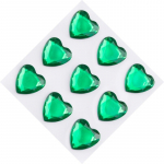 3D-akr&uuml;&uuml;l-teemantkristallkleebised armastuss&uuml;dame-n&auml;o kalliskivide kleebised peon&auml;ituseks DIY kristallist kivikivist ajutised t&auml;toveeringud 4/18 mm