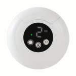 Kaks-&uuml;hes USB-taaslaetav elektriline k&uuml;&uuml;nel&otilde;ikur ja poleerimismasin LED-valgustusega salongikvaliteediga manik&uuml;&uuml;riks kodus valge