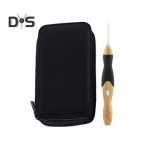 1 Komplekt Valgustusega Heegeln&otilde;elte Komplekt Hoiukarbiga USB Laetav 2,5 MM kuni 6,5MM 9 Suurust DIY LED Valgustusega Heegeln&otilde;el Heegeldamine Kudumine vana puu v&auml;rv