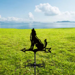 Raudhundi katusekinnituse ornament tuulelipp tuule suuna indikaatori m&otilde;&otilde;teriist tuulelipp