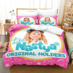 3D prinditud Like Nastya voodipesukomplekt Poistele T&uuml;drukutele &Uuml;heinimese Queen Kingi suuruses Tekikott Padjap&uuml;&uuml;r Voodi poistele T&auml;iskasvanu Kodutekstiil 135x200cm 2pcs