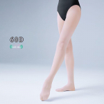 T&uuml;drukute valged tantsusukkp&uuml;ksid &ndash; kevad/s&uuml;gis stiil iseseisva kolmnurkse jalgevahega 60D Summer Dance Socks, XXL (over 160cm)