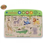 Jouet en bois interactif - VTECH - Mon Premier Puzzle des Animaux - FSC&reg;