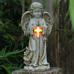 Kalmistu kaunistus, p&auml;ikeseingli monument, sisehoov, vaigust kaunistus sise&otilde;ue kaunistamiseks One Size valge