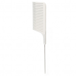 Hair Highlight Comb Juuksurisalong Juuksev&auml;rvimine Professionaalne kammjuukse stilist roostevabast terasest rotisaba valge