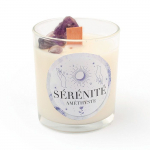 Kit DIY bougie - Am&eacute;thyste - Fabrication bougie parfum&eacute;e - Cire - Parfum - Mixte lilla