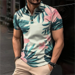 Meeste Golf Havai Prindiga S&auml;rk Vabaaja Sport V-kaelusega L&uuml;hikeste Varrukatega M ts&uuml;aan