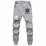 One Piece Anime Vabaaja Paelpingiga Sweatpantsid - Trafalgar Law, Luffy & Whitebeard teemalised, Ideaalne paaridele, Kevad- ja s&uuml;gisr&otilde;ivad S