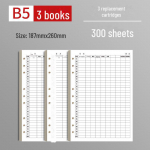 Daily Expense Tracker B5 lahtiste lehtedega raamatupidamisraamat