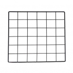 V&otilde;rgust raam Metallist riiul Sein Pildiriiul Fotod Ladustamine Kunst Rippuv DIY Decor 35*35cm must