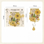 1-osaline esteetiline retroh&otilde;nguline hiina j&auml;rjehoidja, peen metallist liblikas buummark raamatute jaoks Vintage raamatute vahekaart, &otilde;pilase &otilde;petaja kingitus