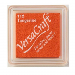 Encreur VersaCraft mini Inkpad pour tampon de Tsukineko - versacraft:Tangerine VKS112