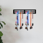 Medal Hanger Organizer,Award Ribbon Holder Sturdy Easy to Install Wall Mount Rack