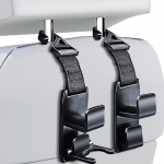 Autoistme seljatoe topeltkonks, autoistme peatoe konks, universaalse s&otilde;iduki auto hoiustamiskonksud k&auml;ekoti ja rahakoti jaoks One Size must