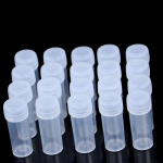 5 ml plastikust proovipudeli katseklaasi mini v&auml;ikesed pudelid viaalid s&auml;ilitusmahutid one size