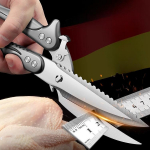 1 tk Tugevad Split Kana Luu K&auml;&auml;rid, Majapidamis Roostevabast Terasest K&auml;&auml;rid Kana, Pardi ja Hane Luude jaoks, Multifunktsionaalsed K&ouml;&ouml;gik&auml;&auml;rid