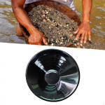 Outdoor Gold Pan 10 inch Panning Professional Easier Mining Portable Collection Tool